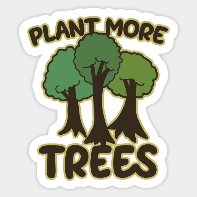 Plant more trees Sticker by bubbsnugg